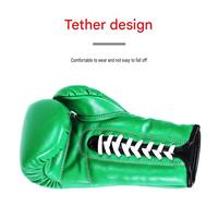 Gants de boxe en cuir avec logo personnalisé, couleur au choix, écologiques, imperméables, professionnels, pour l'entraînement, unisexes, durables