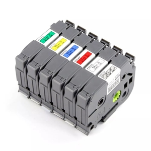 Cassette d'étiquettes Compatible TZe-221 TZ-221 TZe221 TZ221 noir sur blanc 9mm x <span class=keywords><strong>8m</strong></span> pour imprimante tactile P - Product Image 5