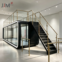 JJM Modular 1 2 Storey Space Capsule Apple Cabin Hotel Container House Galvanized Steel Structure EPS/PU Insulation Modern