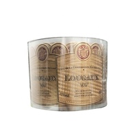 Code à barres vin autocollant boisson étain bougie métal Gin étain liqueur imprimante pour rhum Cocktail spiritueux bâton en aluminium étiquette adhésive