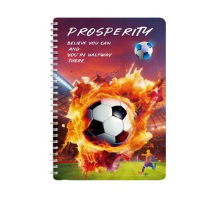 Carnet de notes A5 à spirale sur le thème <span class=keywords><strong>du</strong></span> football de la <span class=keywords><strong>Coupe</strong></span> <span class=keywords><strong>du</strong></span> <span class=keywords><strong>Monde</strong></span> 2026, 60 feuilles, motif dessin animé, pour étudiants - Product Image 1