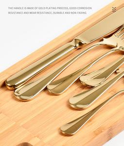 Thanh Lịch Thép Không Gỉ 304 Dao Kéo Thiết Lập Với Gương Đánh Bóng Bền Vững Dĩa Dao Thìa Cho Các Bên-Nhà Máy Trực Tiếp - Product Image 6