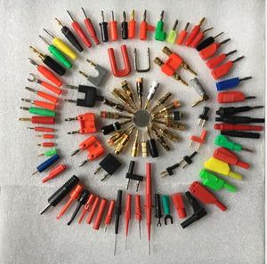 Cables de prueba de tapones de plátano, goma <span class=keywords><strong>flexible</strong></span> de 4mm, moldeada, de seguridad, apilables - Product Image 4