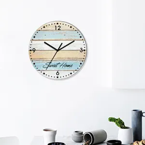 Grandi orologi da parete all'ingrosso personalizzati, parete dell'orologio del mare, grande orologio da parete design moderno