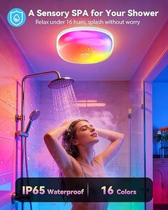 Lumière de <span class=keywords><strong>douche</strong></span> LED rechargeable étanche <span class=keywords><strong>IP65</strong></span>, 16 couleurs, CRI 90 élevé, télécommande tactile, magnétique, sans fil, pour plafond et mur - Product Image 1