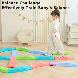 Tavola Tattile per l'Equilibrio dei Bambini, Attrezzatura per l'Allenamento Sensoriale per Bambini Piccoli, Percorso di Equilibrio per Interni ed Esterni - Product Image 5