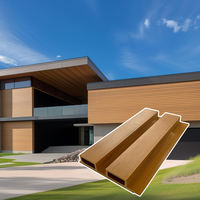 Revêtement mural extérieur en vinyle PVC à grain de bois, imperméable et coupe-vent, co-extrusion ASA, bardage horizontal