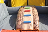 WINSUN Château gonflable populaire et durable en PVC imperméable pour parc d'attractions, avec trampoline, certifié CE, sans plomb et ignifuge