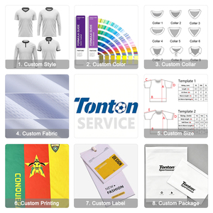 <span class=keywords><strong>Maglie</strong></span> da <span class=keywords><strong>Calcio</strong></span> Personalizzate Tonton Sports, Set Completo in Spandex e Poliestere ad Asciugatura Rapida per l'Estate - Product Image 4