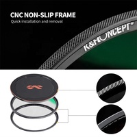 Filtre d'objectif d'appareil photo magnétique multicouche K&F Concept 77 mm 1/4 Noir Diffusion douce