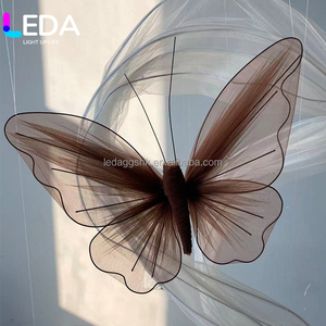 Decoración de Ventana con Mariposas LEDA, Accesorios para Bodas, Decoración Artística para Escenarios de Centros Comerciales y Tiendas, Adornos para Eventos - Product Image 6
