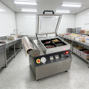 Petite machine <span class=keywords><strong>de</strong></span> mise sous vide <span class=keywords><strong>de</strong></span> table pour l'emballage <span class=keywords><strong>de</strong></span> steaks frais, <span class=keywords><strong>de</strong></span> poisson et <span class=keywords><strong>de</strong></span> produits alimentaires, équipement <span class=keywords><strong>de</strong></span> scellage des emballages. - Product Image 2