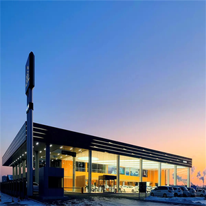 Pre chế tạo kết cấu thép EV tự động xe showroom đúc sẵn showroom/Hall - Product Image 1