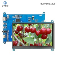 Écran LCD 7 pouces QTSS, châssis d'affichage TFT IPS 1024x600 HMI pour Raspberry PI, écran tactile capacitif, écran secondaire, 1 an