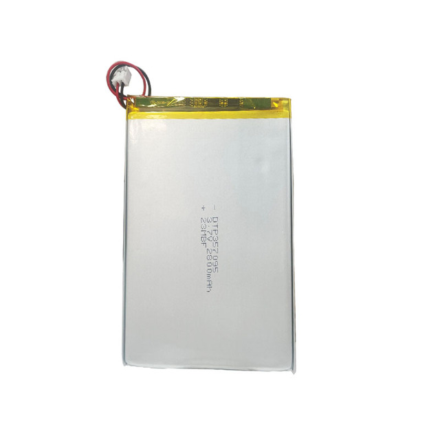 Factory Manufacture Lipo Batteries DTP 357095 3.7V 2800mAh Lithium Polymer Battery Mobile Power Thin Li Ion Battery