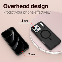 Étui Magnétique Antichoc pour iPhone 17 Pro Max Air 16 Plus 15 Pro Max 14, Coque de Protection Double Couche de Qualité Militaire Anti-Choc