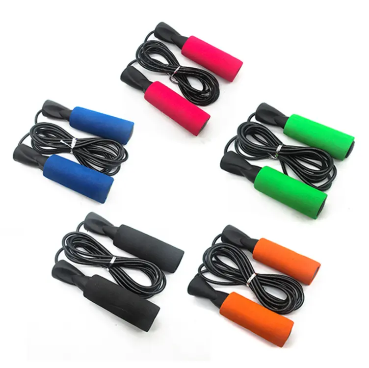 Wholesale Promotional High Quality Cozy Sponge Bearing Fast Skipping Rope Weighted