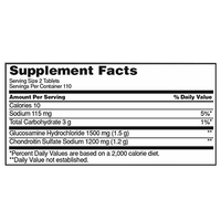 Glucosamine 1500mg Chondroïtine 1200mg 220 Comprimés Complément Alimentaire