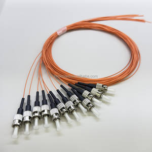 Cable de Fibra Óptica LSZH de Buena Calidad, Cable de Fibra Óptica Multimodo OM2 ST 12F, Pigtales de Fibra Óptica para Telecomunicaciones FTTH - Product Image 5