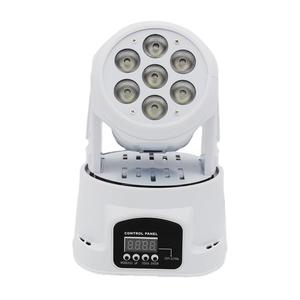 Luz móvil de 7 LED de Jiechuang Lighting con cambio de color para escenarios, KTV, bares, fiestas e iluminación ambiental. - Product Image 1