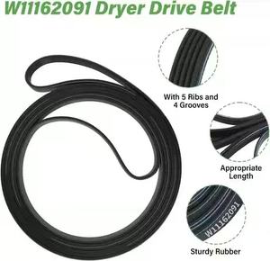 <span class=keywords><strong>Courroie</strong></span> de PH nervurée en caoutchouc industriel moulé pour séchoir à tambour tourbillon W11162091 <span class=keywords><strong>courroie</strong></span> d'entraînement - Product Image 2