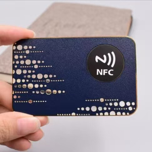 Premium Custom NFC Metal <strong>Cards</strong> Stainless Steel Programmable Contactless Smart <strong>Card</strong> for Access Control and Membership - Product Image 4