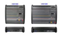 Console de mixage audio numérique ELM CMS 1600-3, lecteur DJ karaoké avec double effets DSP, contrôleur de scène