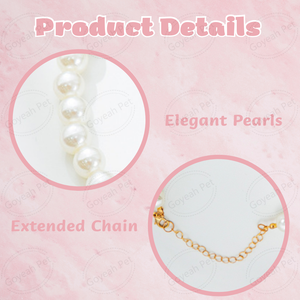 <span class=keywords><strong>Collar</strong></span> de Perlas de Lujo para Perros y Gatos, Ajustable, Joyería para Mascotas, Accesorios para Perros - Product Image 5