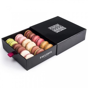 Tùy Chỉnh Sang Trọng Cấp Thực Phẩm Bao Bì Cứng Nhắc/Tông <span class=keywords><strong>Macron</strong></span> <span class=keywords><strong>Box</strong></span> Với Chèn Nhựa/Giấy Divider - Product Image 1