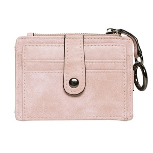 Boshiho Customized PU Women Slim Pouch <b>Wallet</b> Coin Pouch PU Short <b>Card</b> <b>Holder</b> <b>Wallet</b> for Women - Product Image 1