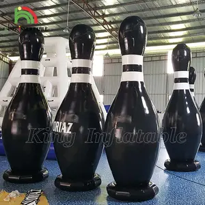 Set Bowling Tiup Jumbo, Set Bowling Tiup Jumbo, Permainan Olahraga Luar Ruangan, 2M 2.5M H PVC untuk Dijual