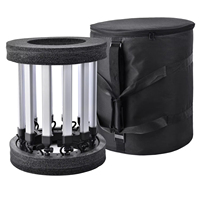 TUOLUN Anneau lumineux LED pour prise de vue photo 180w Améliorant les effets d'éclairage Haute restitution des couleurs pour studio Caméra vidéo Photographie