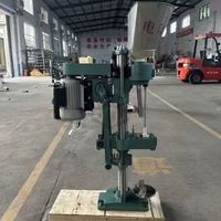 Machine semi-automatique de pose et de pressage de bouchons souples pour bouteilles de vin rouge, prix usine