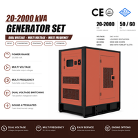 Groupe électrogène diesel à surveillance à distance 90 kVA 50 Hz super silencieux pour alimentation de secours des centres commerciaux