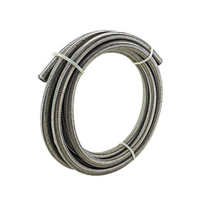 Tuyau de carburant tressé en acier inoxydable, 17.5mm Id Teflon pour la réparation et le remplacement des automobiles, longueur de 5 mètres - Product Image 3