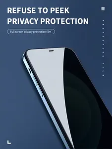Custom copertura completa Soft Anti-spia S23 S24 <span class=keywords><strong>S22</strong></span> Plus idrogel protezione dello schermo per la Privacy per Samsung <span class=keywords><strong>Galaxy</strong></span> S24 <span class=keywords><strong>Ultra</strong></span> - Product Image 3