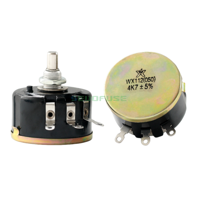 High Quality WX112 WX050 Power 5W Genuine Spark Single Coil Wire Wound Potentiometer 2K2 4K7 10K 22k 47k Potentiometer