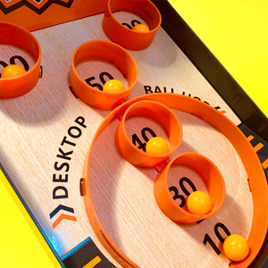 Jeu <span class=keywords><strong>de</strong></span> balle rebondissante pour bureau <span class=keywords><strong>Table</strong></span> d'intérieur Parent-enfant Jouet pour enfants Cadeau plastique écologique - Product Image 3
