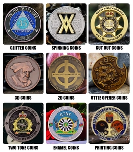 Medallas de Arte de Caligrafía Islámica, Pins Personalizados con Grabado Religioso en Árabe, Monedas Premium de Metal, Artesanías Únicas Coleccionables - Product Image 2