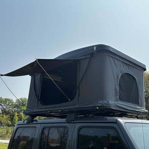 新款四季12人用铝合金车顶野营帐篷牛津双层防水快速自动打开迷彩帐篷 - Product Image 1