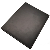 Portafolio de Negocios A4 con Logotipo Personalizado, Bolsa para Documentos de PU con Carpeta de 3 Anillos para Material de Oficina o Uso Escolar