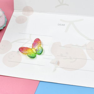 Miniatures de papillons en résine, accessoires artisanaux pour la création de bijoux, épingles à cheveux, broches, DIY, coques de téléphone, aimants de réfrigérateur - Product Image 4