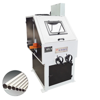 Polisseuse de tubes ronds automatique personnalisable OEM 8KW, machine de meulage et de polissage de tuyaux en acier inoxydable robuste