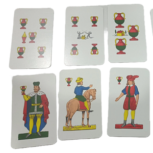 Naipes de póquer de plástico de papel de alta calidad Original español italiano Francia con diseño trasero personalizado y caja - Product Image 5