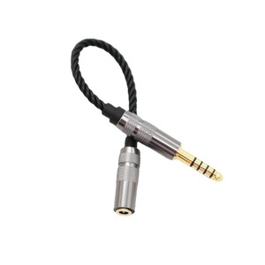 Cable de audio balanceado de 3,5 mm hembra a 4,4 mm macho, conector de metal de cobre sin oxígeno para dispositivos digitales - Product Image 2