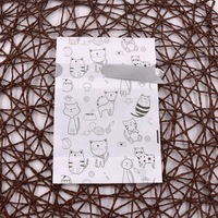 En gros impression de logo personnalisé écologique biodégradable jetable die cut poignée détail t-shirt vêtements en plastique gratuite