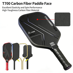 Raqueta de Pickleball de Fibra de Carbono Toray T700, Fabricada en China, Estándar USAPA, Legal para Torneos, Empuñadura Ergonómica Acolchada - Product Image 4