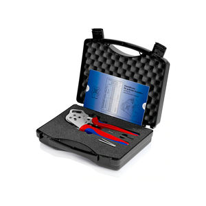 Knipex 4-point punch <b>pliers</b> for turned contacts, digital adjustment 0.14-6 mm² in a plastic case - Product Image 1