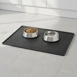 Waterproof Silicone Pet Cooling <b>Mats</b> for Dogs and <b>Cats</b> Anti-Slip Pet Bowl Feeding <b>Mat</b> with Printed Pattern - Product Image 2
