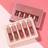Boîtes d'emballage personnalisées pour gloss à lèvres et crème visage/yeux, matériaux recyclés, design classique élégant et oblong, logo personnalisé